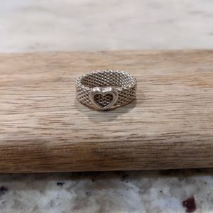Mesh Heart Tiffany & Co. Ring